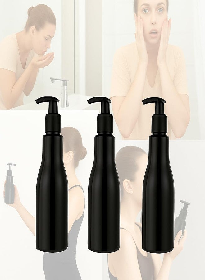 Prakash 500 ml Black Empty Bottle (Pack of 3) for Shampoo, Lotion, Body Wash - Leakproof, Lightweight, Refillable Liquid Dispenser for Bathroom, Kitchen, Travel & More - Image 1